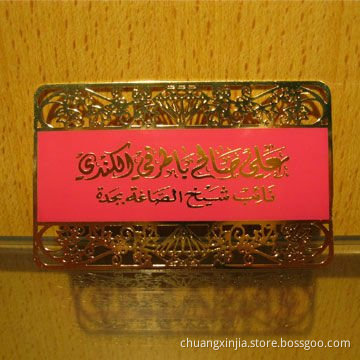 Gold Card,Metal Golden Card,Silver Card